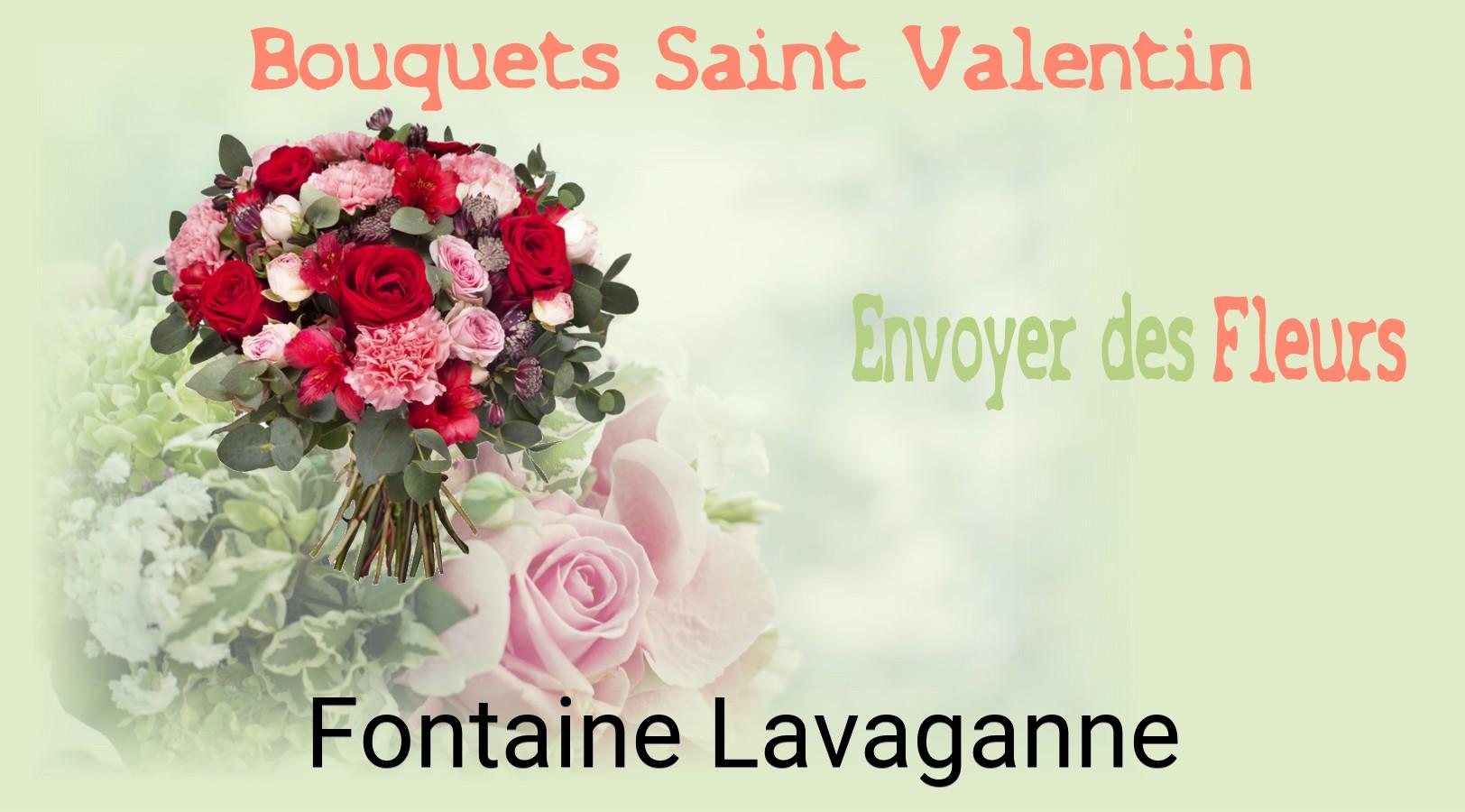 Roses de Saint-Valentin livrées à Fontaine-Lavaganne